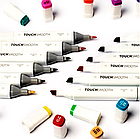 Маркеры - фломастеры для скетчинга Touch NEW, набор 60 цветов (двухсторонние), фото 2