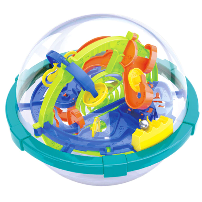 3D шар лабиринт Magical Intellect Ball игрушка-головоломка, d 17 см (208 ходов)