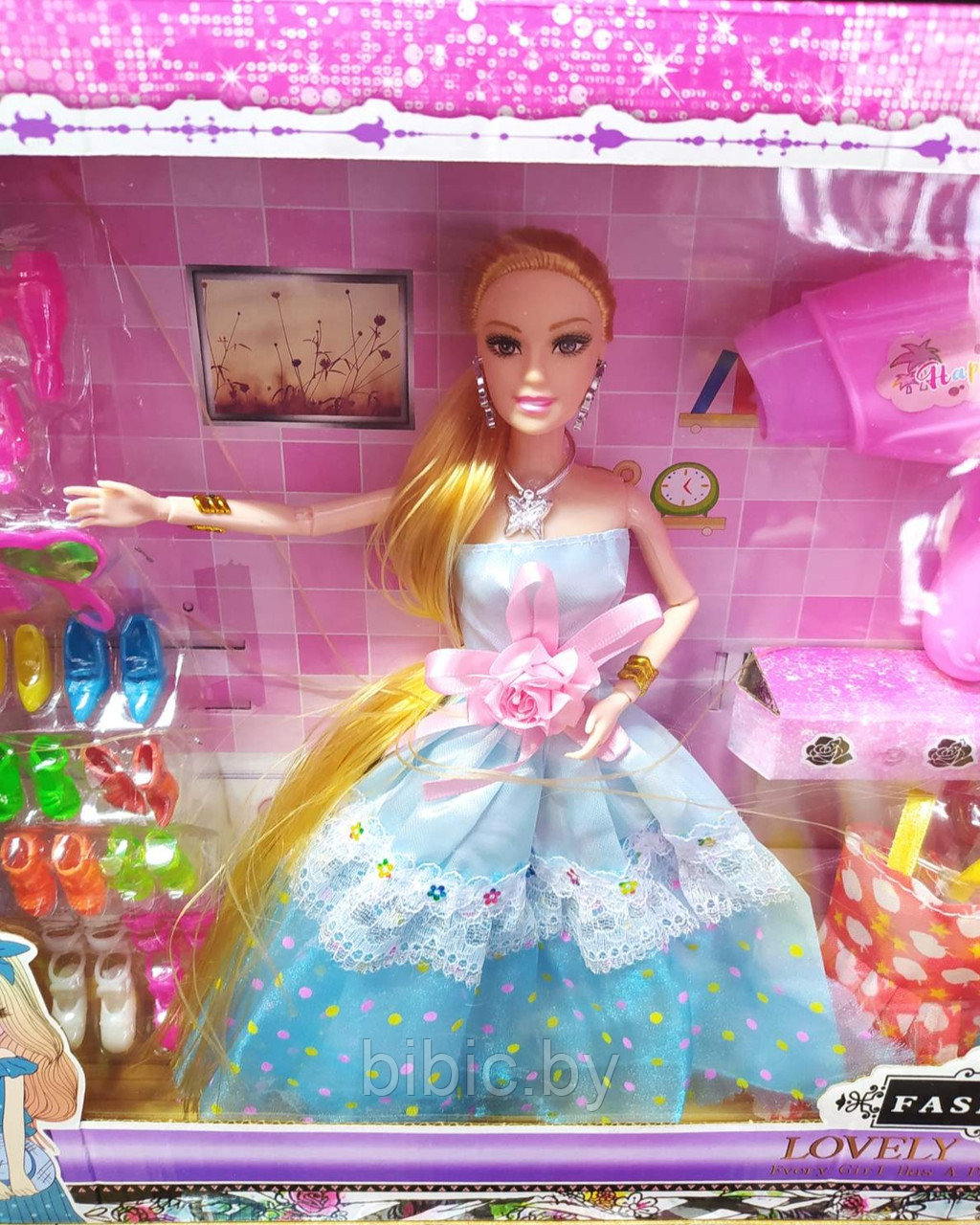 Кукла с набором платьев и аксессуарами - фото 2 - id-p172444575