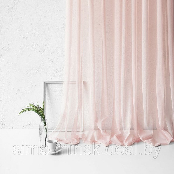 Портьера «Грик», размер 500 х 270 см, цвет розовый - фото 2 - id-p172453212