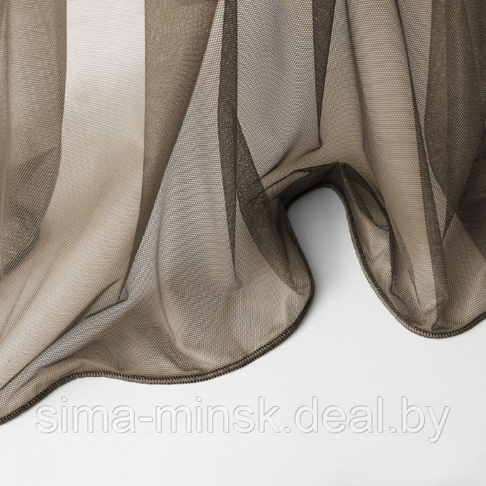Портьера «Грик», размер 500 х 270 см, цвет коричневый - фото 3 - id-p172453215