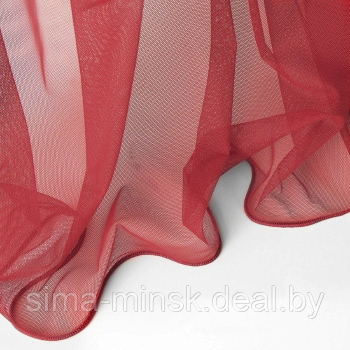 Портьера «Грик», размер 300 х 270 см, цвет бордовый - фото 3 - id-p172451208