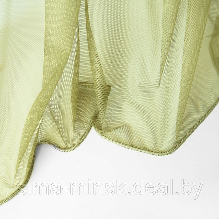 Портьера «Грик», размер 300 х 270 см, цвет зелёный - фото 3 - id-p172451213