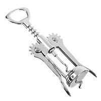 Штопор металл, на блистере 16,5х5см, нержавеющая сталь VETTA