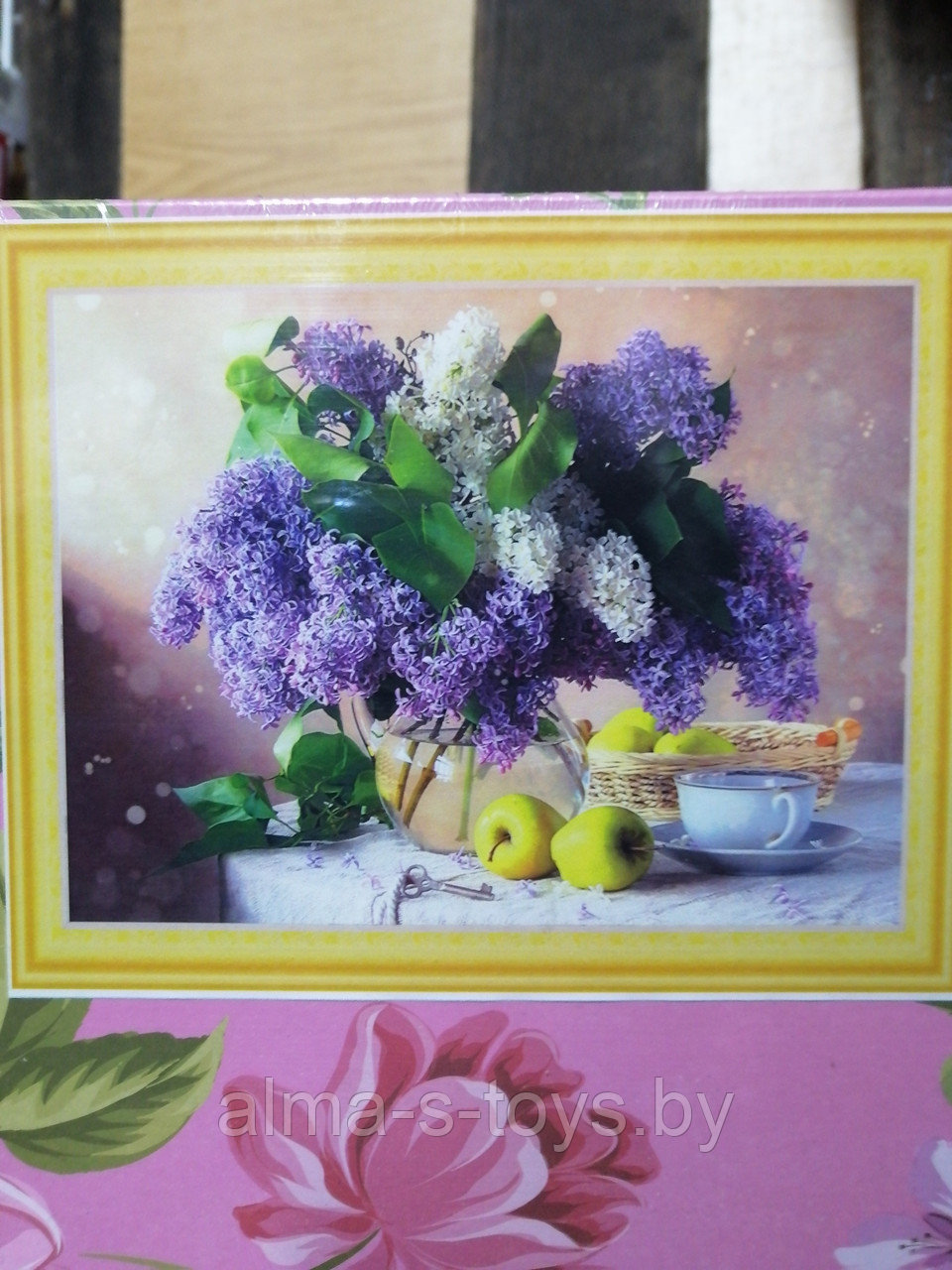 Алмазная мозаика 40*50,подрамник, суперцена, цветы, букеты в ассортименте - фото 3 - id-p172459375