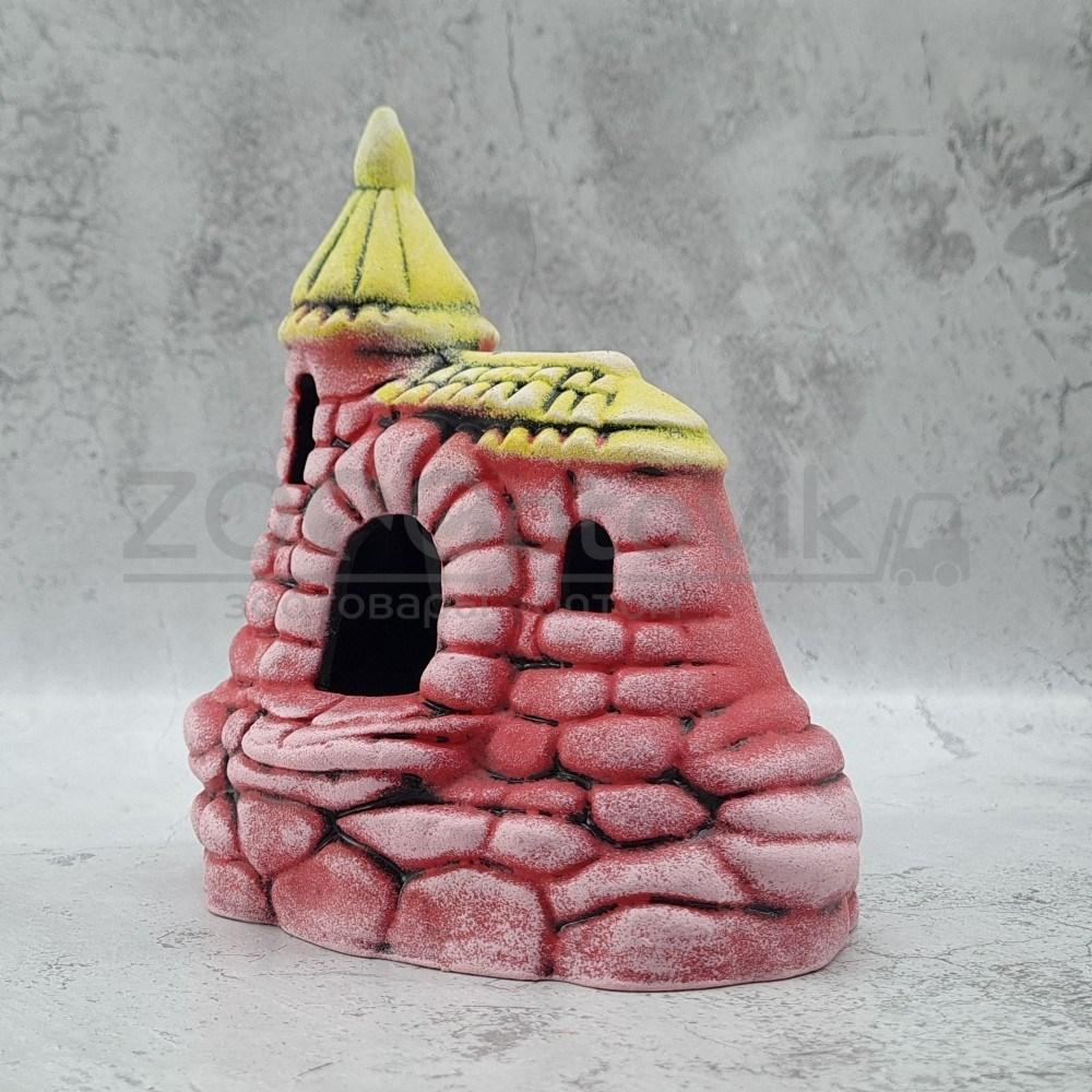 ГротАква Замок с черепицей (розовый) К-13р - фото 2 - id-p172459674