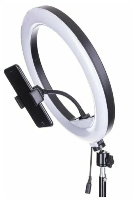 Кольцевая светодиодная лампа RING FILL LIGHT 30 см, со штативом и держателем для телефона для профессиональной - фото 2 - id-p172461639