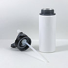 Бутылка алюминиевая для воды 650 мл с черной крышкой, фото 3