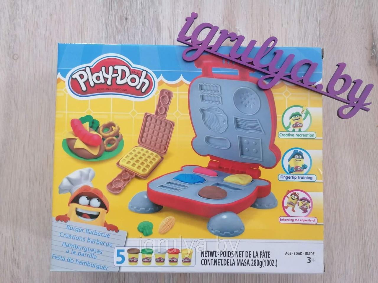 Игровой набор пластилина Play-Doh "Бургер барбекю" арт.PD8804 - фото 1 - id-p172473213