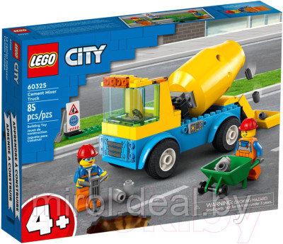 Конструктор Lego City Бетономешалка 60325 - фото 1 - id-p172476084