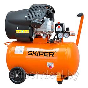 Воздушный компрессор SKIPER AR50V (до 440 л/мин, 8 атм, 50 л, 230 В, 2.2 кВт)