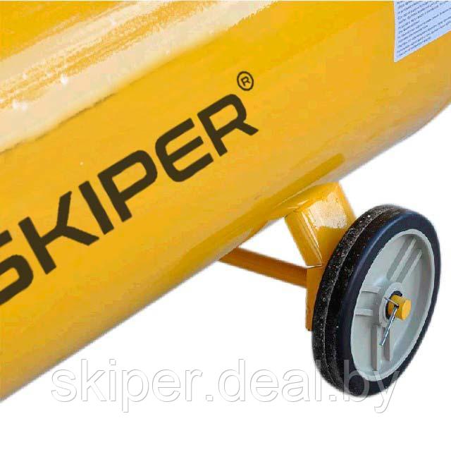 Воздушный компрессор SKIPER IBL3100A (до 600 л/мин, 8 атм, 100 л, 230 В, 3.0 кВт) - фото 5 - id-p73132269