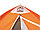 Зимняя палатка куб для рыбалки "Пингвин 3.5" Люкс (2-сл.) бело-оранжевый, арт 1115, фото 3
