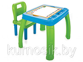 Детский стол и стул пластиковый Pilsan 03402 зеленый