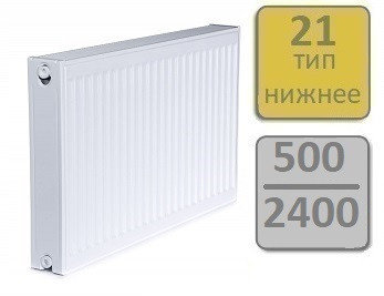 Радиатор стальной LEMAX Valve Compact 21-500 2400, фото 2