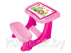 Детский набор мебели Pilsan Столик со скамейкой для детей Pilsan 03433 розовый