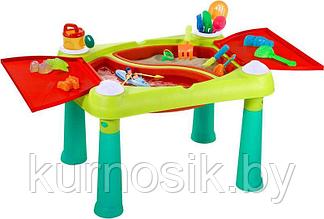 Игровой столик Keter Creative для воды и песка (зелено-красный)