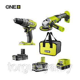 ONE + / Набор инструмента RYOBI R18DDAG-252S