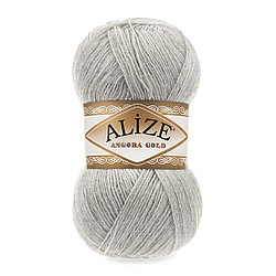 Пряжа Alize Angora Gold цвет 652 пепельный