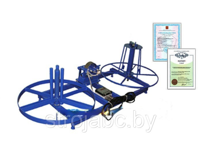 Устройство перемотки (намотки) кабеля УНК-4-2НМ