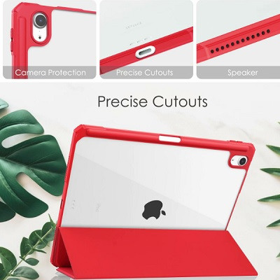 Защитный чехол книжка Acrylic TPU Case с креплением для стилуса синий для Apple iPad Air (2020) - фото 2 - id-p172494841