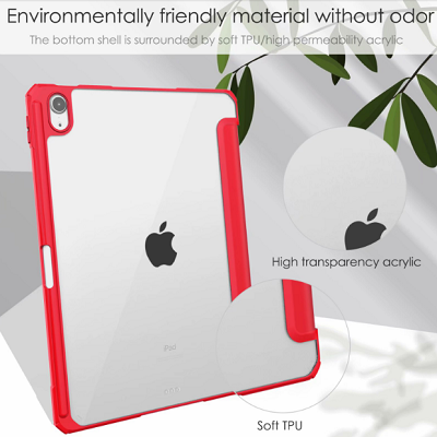 Защитный чехол книжка Acrylic TPU Case с креплением для стилуса зеленый для Apple iPad Air (2020) - фото 5 - id-p172494842
