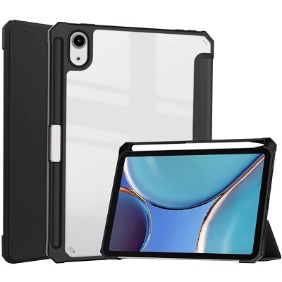 Защитный чехол книжка Acrylic TPU Case с креплением для стилуса черный для Apple iPad Mini 6 (2021) - фото 1 - id-p172494844