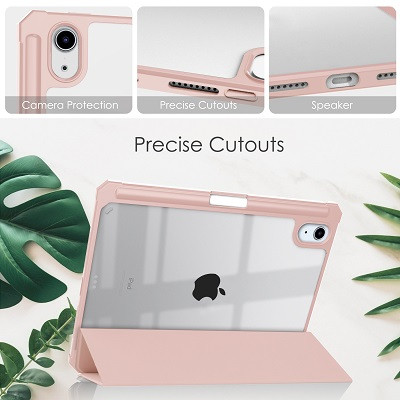 Защитный чехол книжка Acrylic TPU Case с креплением для стилуса зеленый для Apple iPad Mini 6 (2021) - фото 3 - id-p172494846