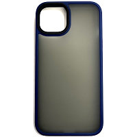 Силиконовый чехол Magic Case Q Series черно-синий для Apple iPhone 13 mini