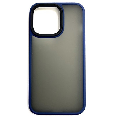 Силиконовый чехол Magic Case Q Series черно-синий для Apple iPhone 13 Pro - фото 1 - id-p172494855