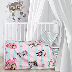 Детское постельное белье в кроватку «Juno» Малыши девочки 695865 (Детский)