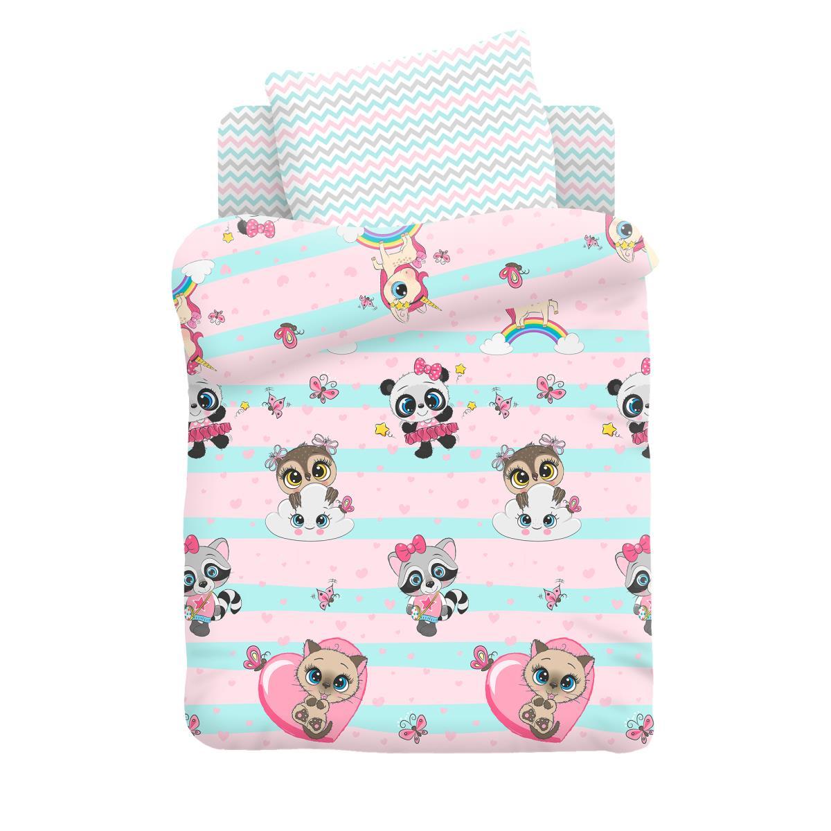 Детское постельное белье в кроватку «Juno» Малыши девочки 695865 (Детский) - фото 2 - id-p172495257