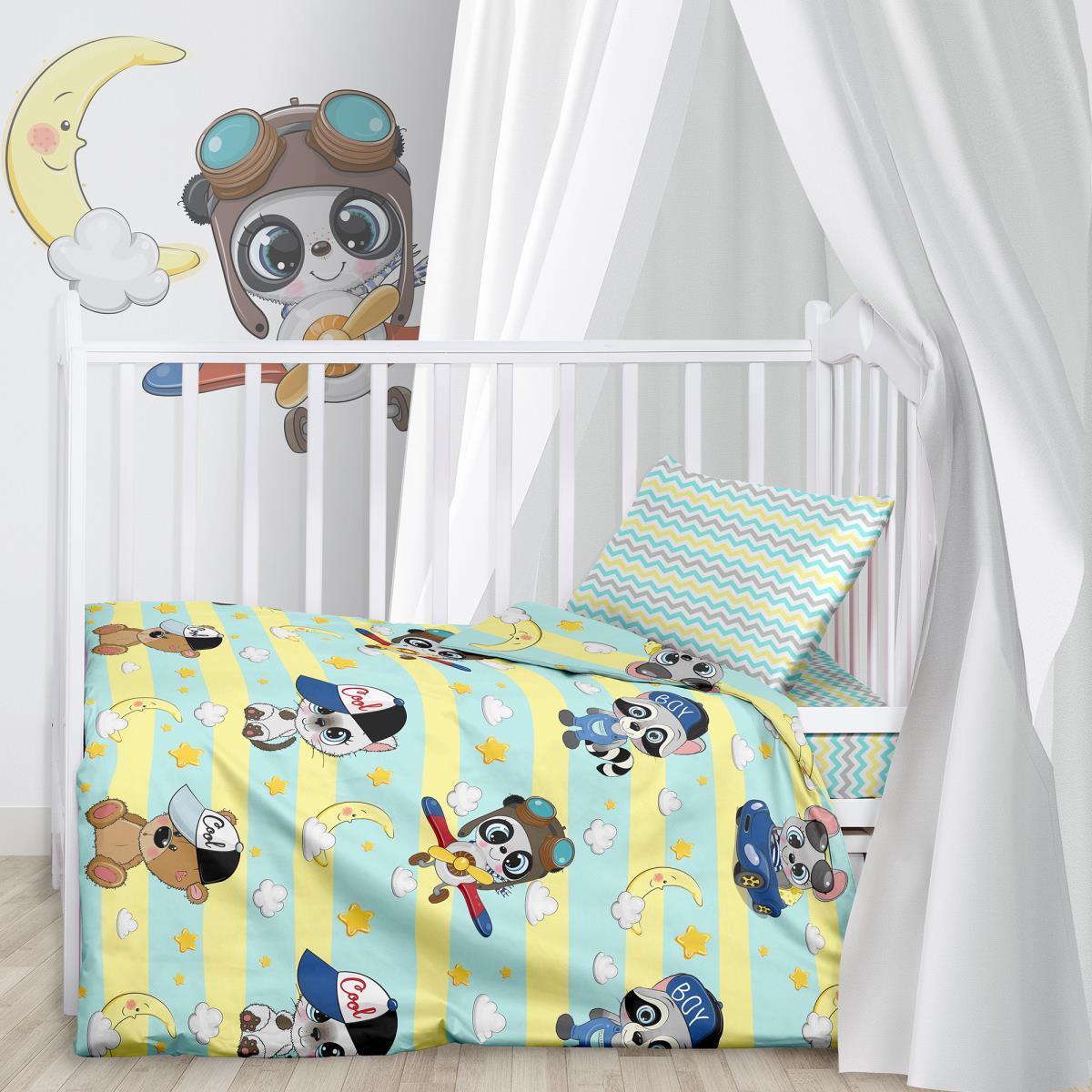 Детское постельное белье в кроватку «Juno» Малыши мальчики 696037 (Детский) - фото 1 - id-p172495286
