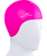 Шапочка для плавания Diva Pink, силикон, подростковый, для длинных волос, фото 3