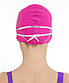 Шапочка для плавания Diva Pink, силикон, подростковый, для длинных волос, фото 7