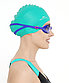 Шапочка для плавания Diva Green, силикон, подростковый, для длинных волос, фото 7