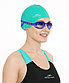 Шапочка для плавания Diva Green, силикон, подростковый, для длинных волос, фото 5