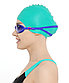 Шапочка для плавания Diva Green, силикон, подростковый, для длинных волос, фото 8