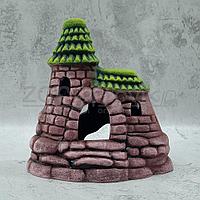 Замок с высокой крышей (коричневый) К-14к