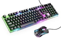 Комплект - игровая клавиатура и мышь HOCO GM11, RGB-подсветка 556074
