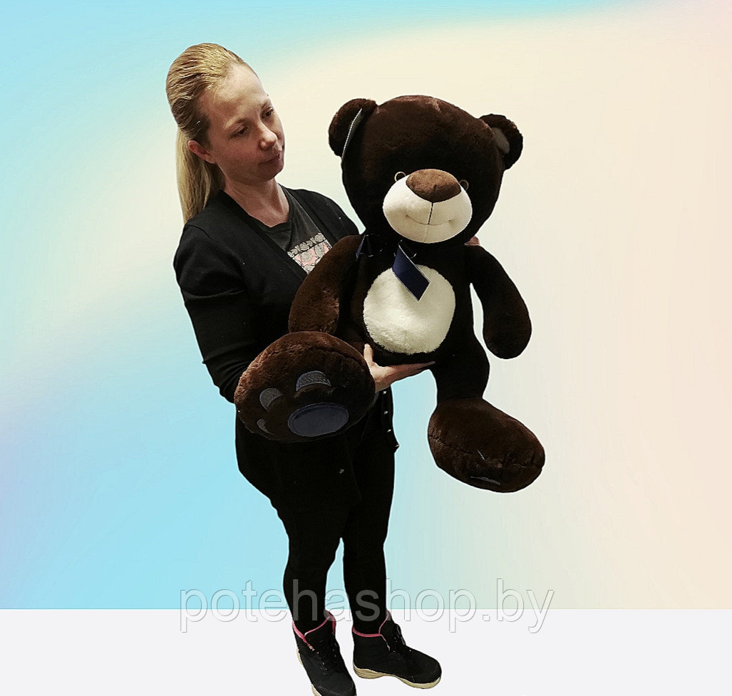 Мягкая игрушка Медведь Брауни 48 см сидя - фото 1 - id-p118818260