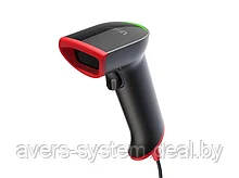 Сканер ручной проводной АТОЛ Impulse 12 (2D, чёрный, USB,  без подставки)