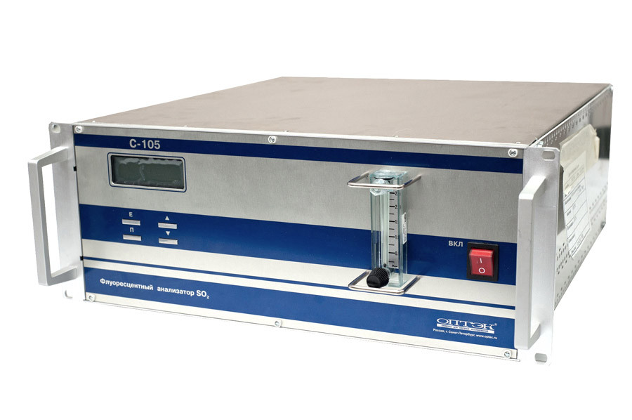 Оптический анализатор SO2 в атмосферном воздухе и технологических газовых смесях ОПТЭК С-105А - фото 1 - id-p172559250