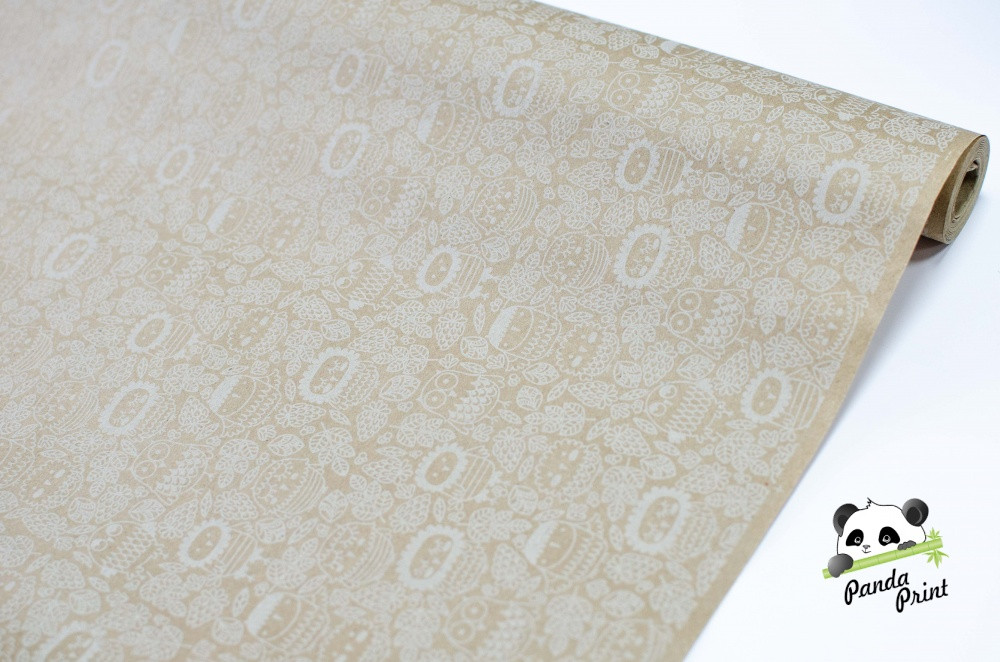 Упаковочная бумага Совы белые (700 мм)