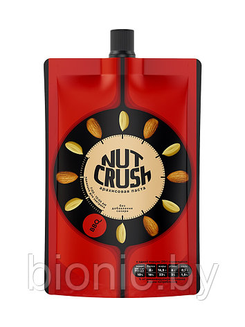 Паста арахисовая "NutCrush" BBQ с миндалем, 200 г 1/16 , 200 г 1/16, фото 2