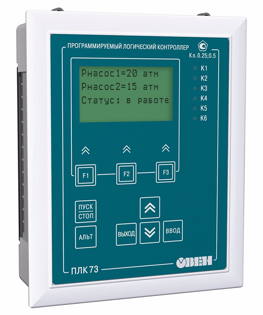 ПЛК73-ККККРРИИ-М Программируемый логический контроллер ОВЕН - фото 1 - id-p168689691