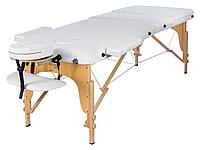 Массажный стол Atlas Sport 70 см складной 3-с деревянный белый