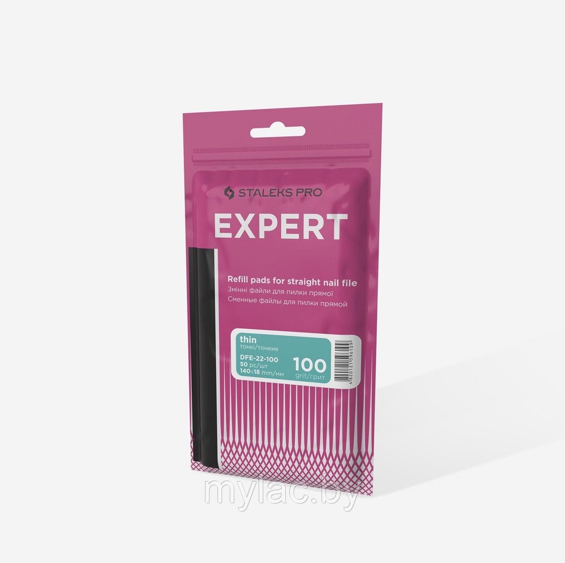 Сменные пилки Staleks Expert для примой пилки EXPERT 20 тонкие 100 грит (50 шт.) - фото 3 - id-p172570488