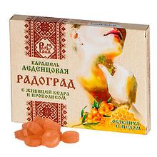 Леденцы живичные с прополисом "Радоград" (мед и лимон на сахаре) , 32 г