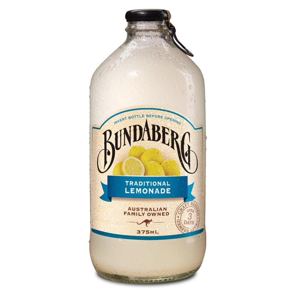 Напиток Bundaberg Traditional Lemonade, 375 мл (Традиционный лимонад)